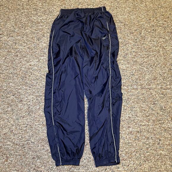 Vintage Reebok Pants Mens Large Nylon Track Athletic Lined Windbreaker 90s - Picture 1 of 5